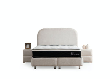 Lit Coffre JADE BLANC CASSE - Chenille