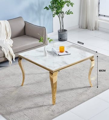TABLE BASSE BAROQUE CARRE