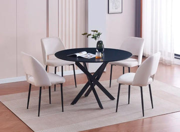 TABLE REPAS JESSICA METAL