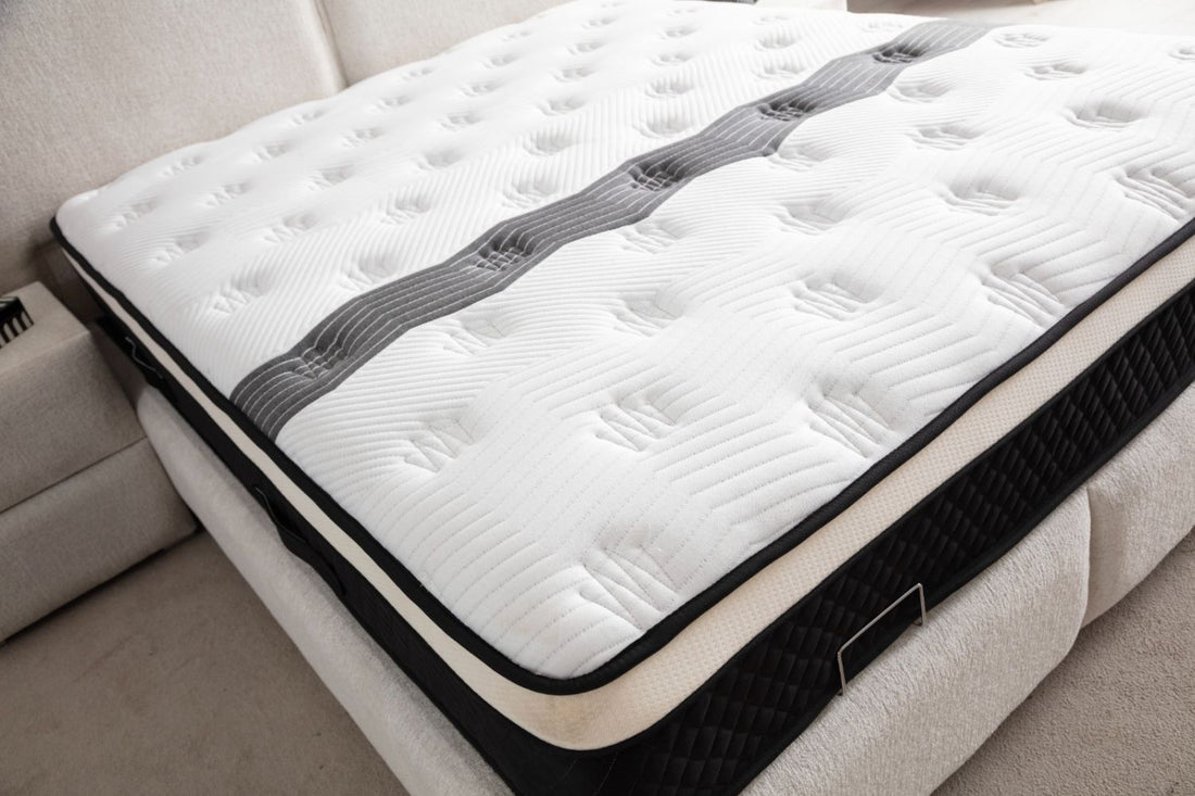 Lit Coffre MAYA BLANC CASSE - Chenille