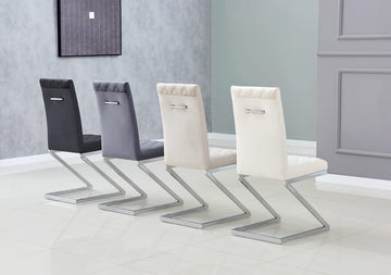 CHAISE COCOMAT MATELASSEE VELOURS ANTHRACITE