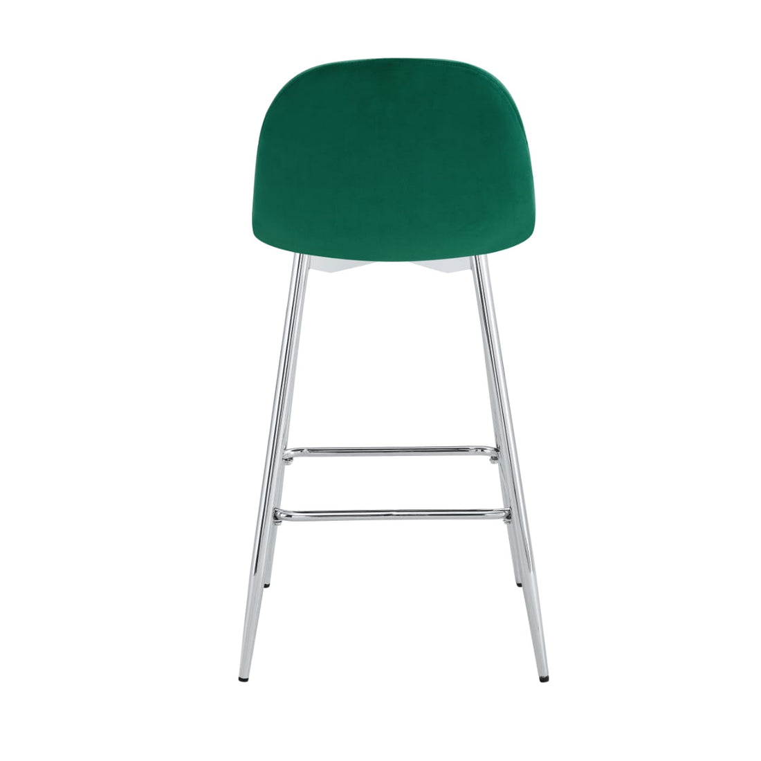 TABOURET DE BAR SCANDINAVE PIED CHROME