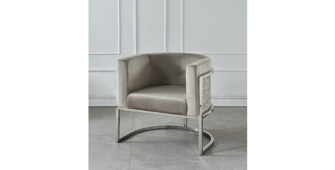 FAUTEUIL ALVÉOLES MOKA