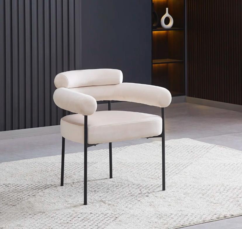 CHAISE BULLE AVEC ACCOUDOIRS