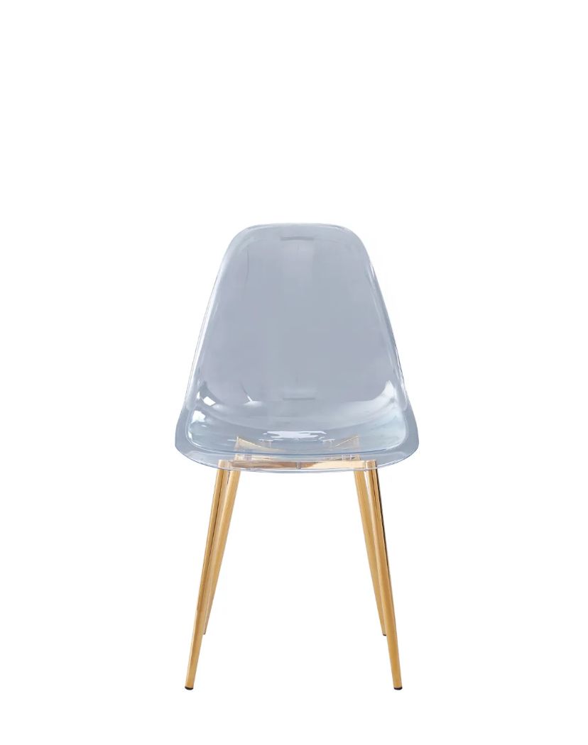 CHAISE INVISIBLE PIED GOLD
