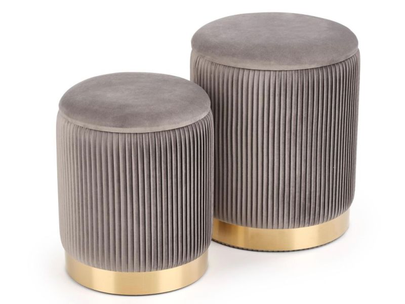 Set de 2 Poufs Monty