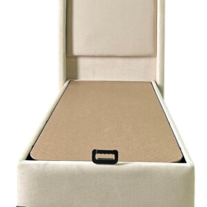 LIT COFFRE COCO BOX VELOURS BEIGE