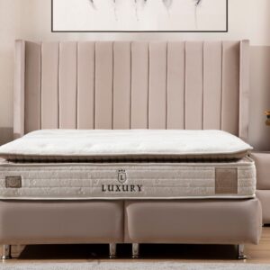 Lit Coffre TOKYO BEIGE - Velours