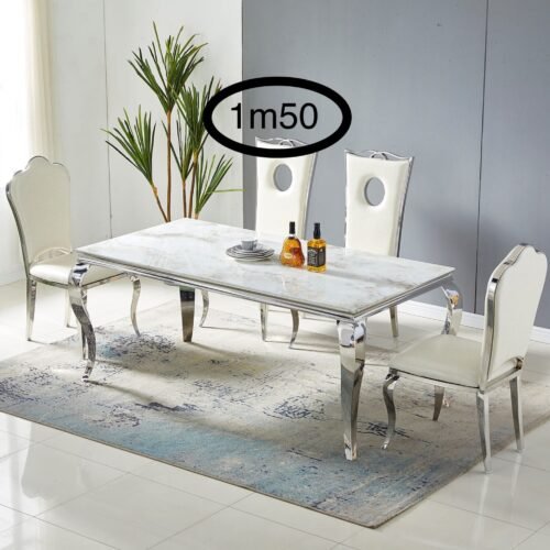 TABLE BAROQUE MARBRE