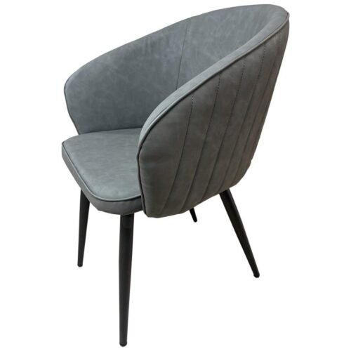 Chaise L8 Similicuir Marron