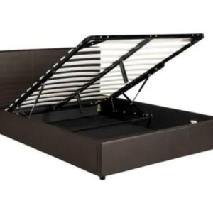 Lit coffre en simili cuir