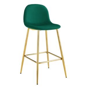 TABOURET DE BAR SCANDINAVE PIED GOLD