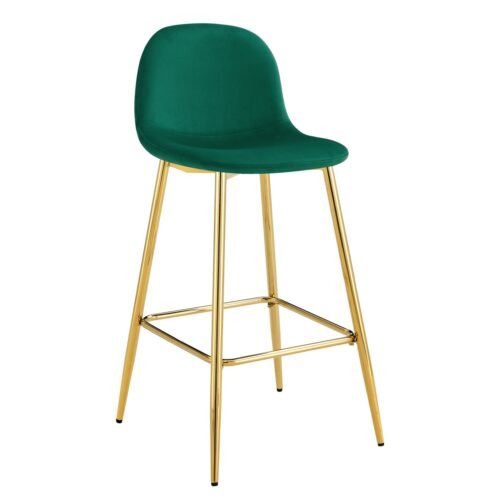 TABOURET DE BAR SCANDINAVE PIED GOLD