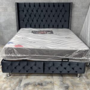 LIT COFFRE BOX CLOUTE ANTHRACITE