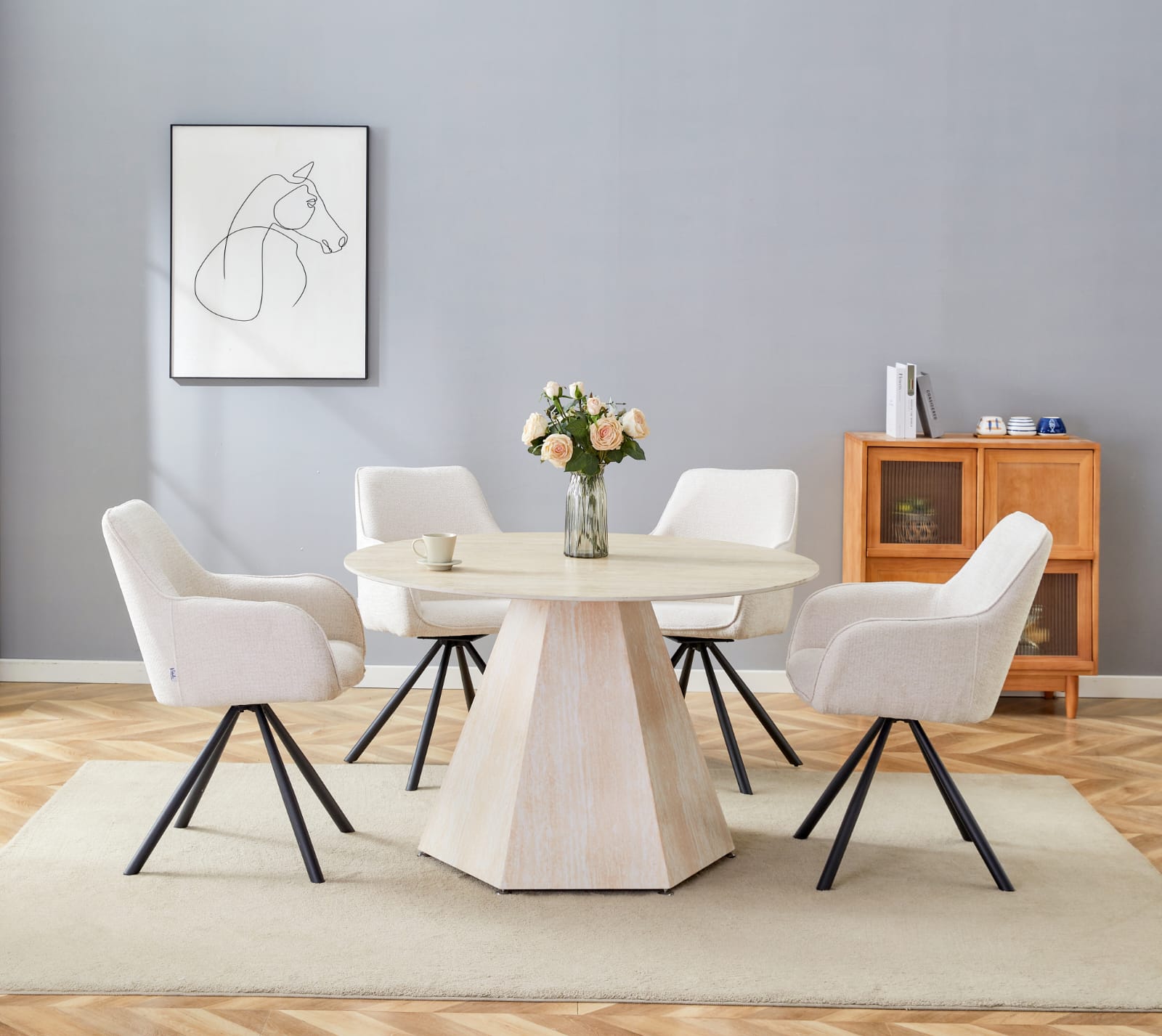 Table à Manger Ronde SOLAL - Image 3