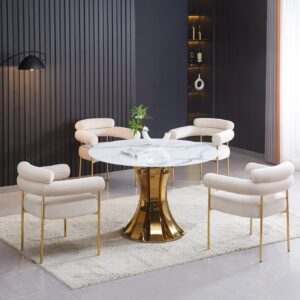 Table à Manger Ronde JUDITH GOLD