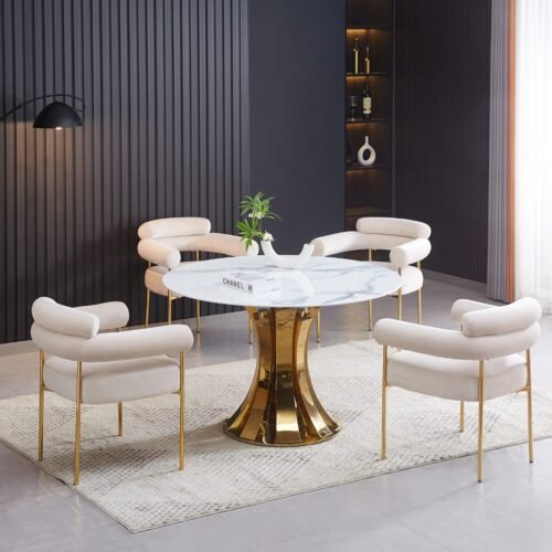 Table à Manger Ronde JUDITH GOLD