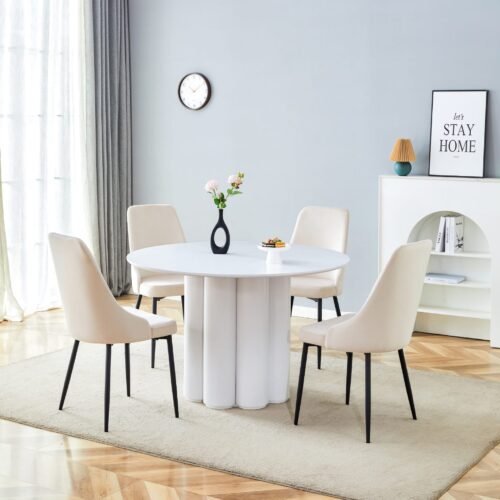 Table à Manger FLOWER Blanche
