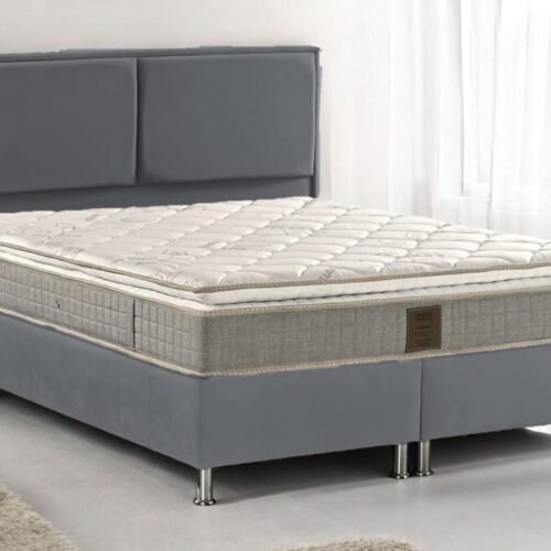 Lit Coffre LONDRES Taupe