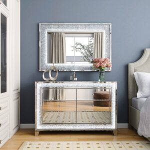 COMMODE MIROIR ET LED