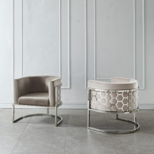 FAUTEUIL ALVÉOLES MOKA