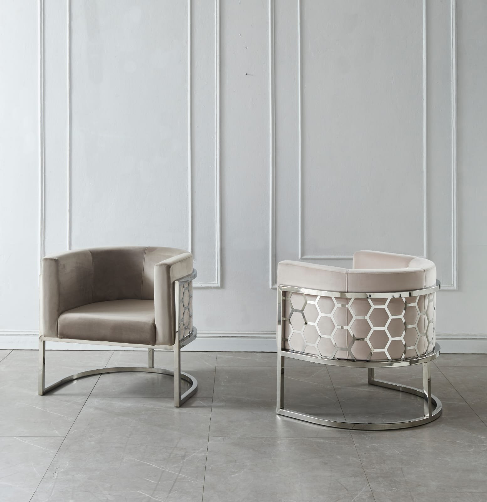 FAUTEUIL ALVÉOLES MOKA