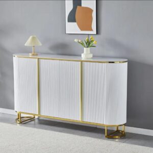 BUFFET ESMEE DORE MARBLE BLANC