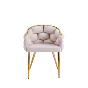 CHAISE BALLON GOLD BEIGE