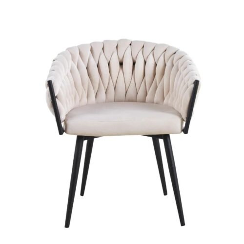 CHAISE AVEC ACCOUDOIR TRESSEE