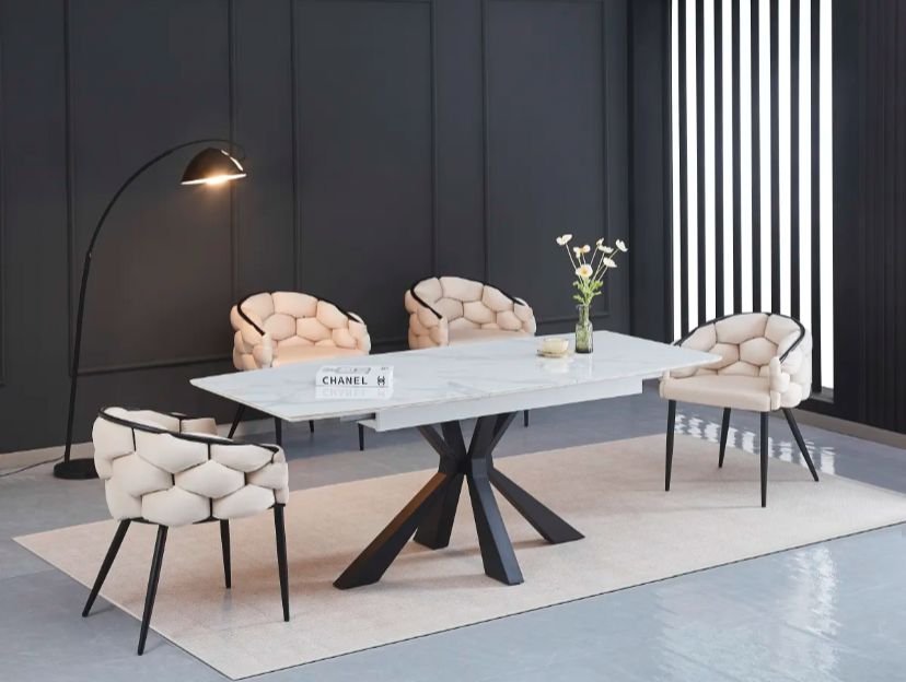 TABLE EXTENSIBLE A RALLONGE BIANCA