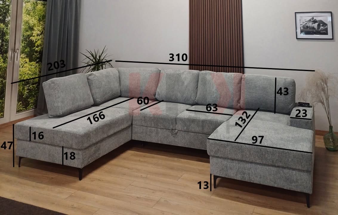 Canapé Panoramique en U Vienna - Image 10