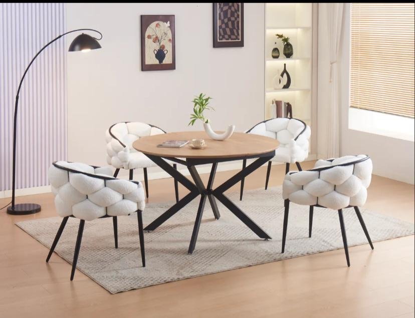 TABLE REPAS LILIPUTIEN EXTENSIBLE CHENE NATUREL 120/160x75cm - Image 2