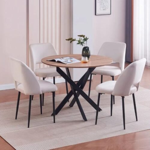 TABLE REPAS JESSICA METAL
