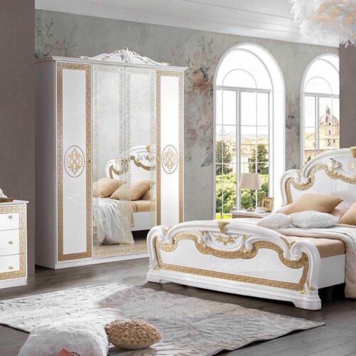 CHAMBRE A COUCHER PALOMA BLANC