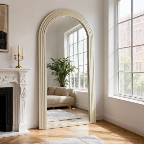 MIROIR BALI BEIGE 160x80CM