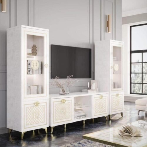 Vitrine 1 porte Gugi Soft Gold