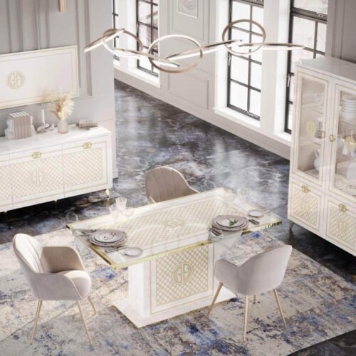 Vitrine 2 portes Gugi Soft Gold