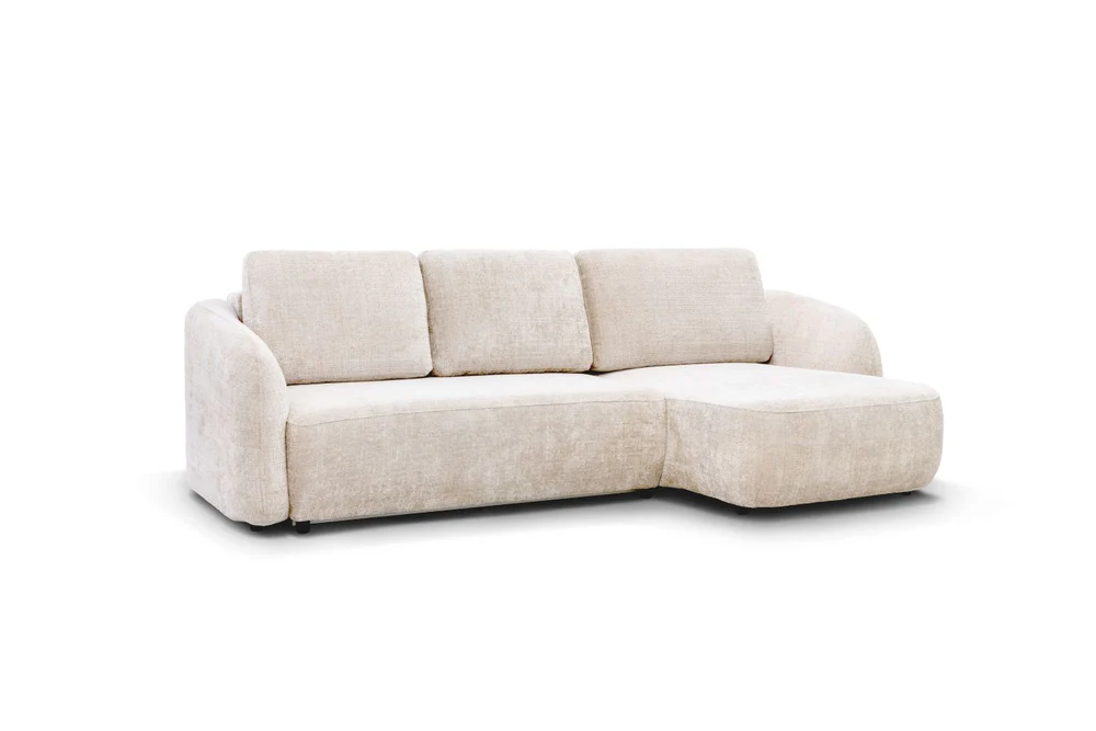 Canapé D'angle convertible Porto Marbella Blanc Cassé - Image 5